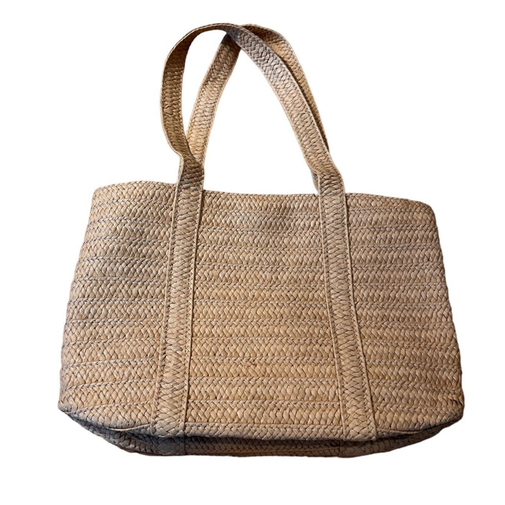 Draper James Straw Shoulder Bag Purse Reese Witherspoon Lined Summer Fun!